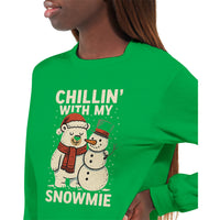 Load image into Gallery viewer, Women wearing custom green shirt
